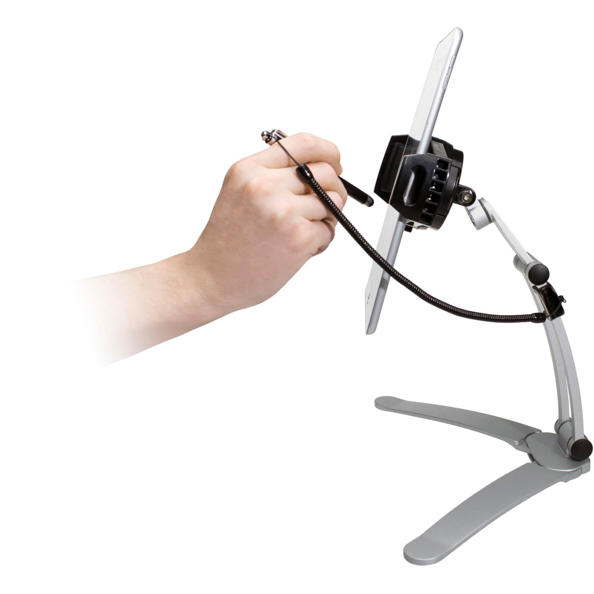 CTA Digital PAD-KMSB 2-in-1 Multi Flex Tablet Stand & Wall Mount, Black