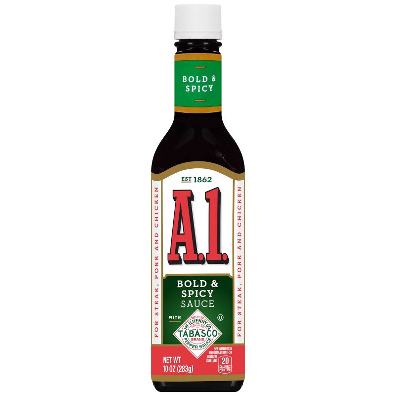 A.1. Bold & Spicy Steak Sauce with Tabasco Sauce - 10oz