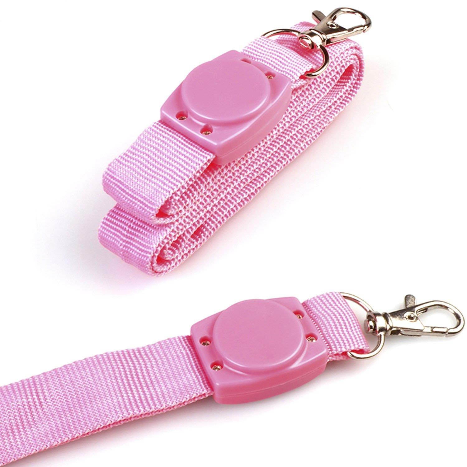 LED Light Up Flashing Lanyard Keychain Holder Keyring Neck Straps Band Necklace Make You Being Seen and Charming at Night for ID Cards Badges Business ID Keys Students Office Worker, Orange