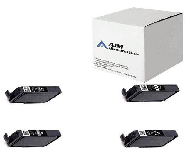 AIM Compatible Replacement - Canon Compatible PIXMA PRO 10 Inkjet Combo Pack (MBK/PBK/GY/CO) (PGI-72MBKPBKGYCO) - Generic