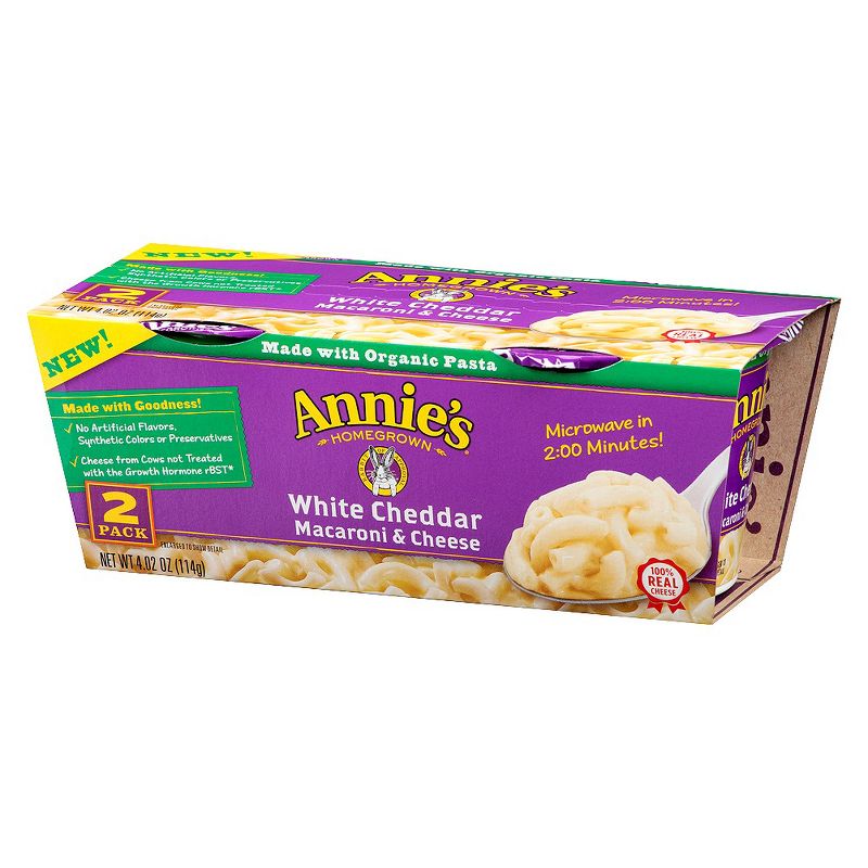 Annie's White Cheddar Macaroni & Cheese 2oz -2 ct