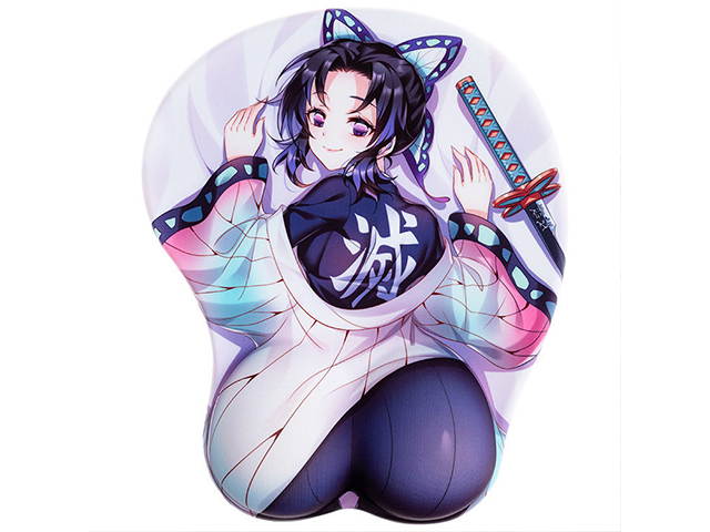 Animation Demon Slayer 3D mouse pad wrist pad wrist pad silicone pad milk silk fabric