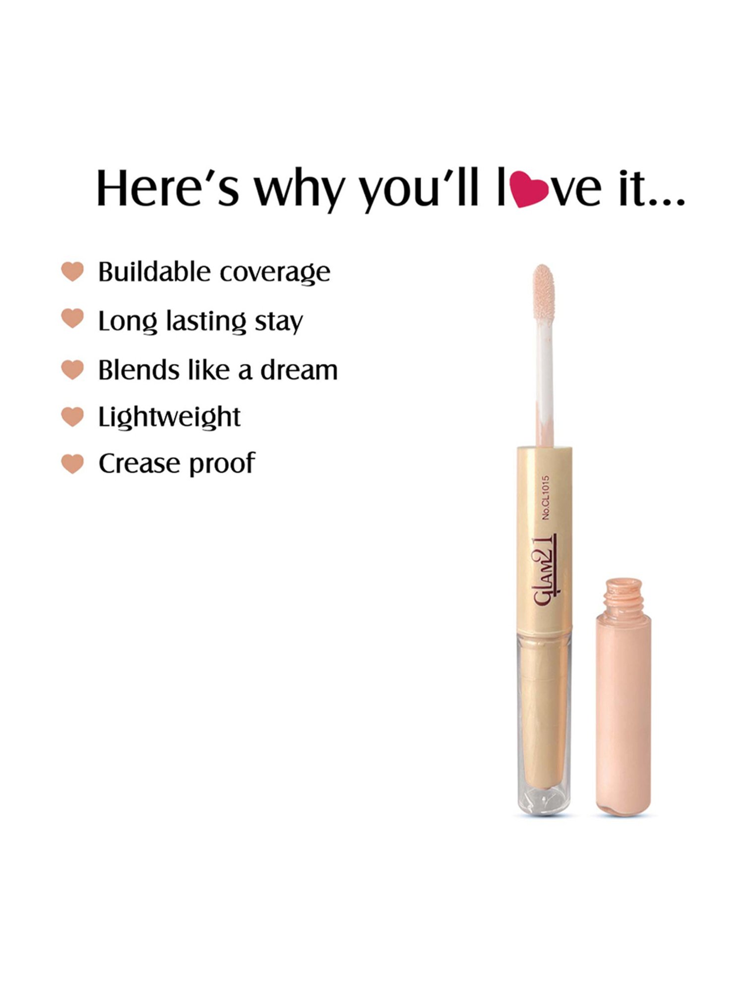 Glam21 2 In 1 Duo Concealer & Corrector Pen 04 - 4.8 gm