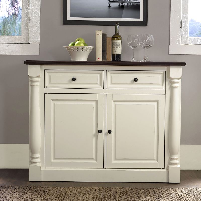 Carmel Sideboard Dark Brown/Black - Chique