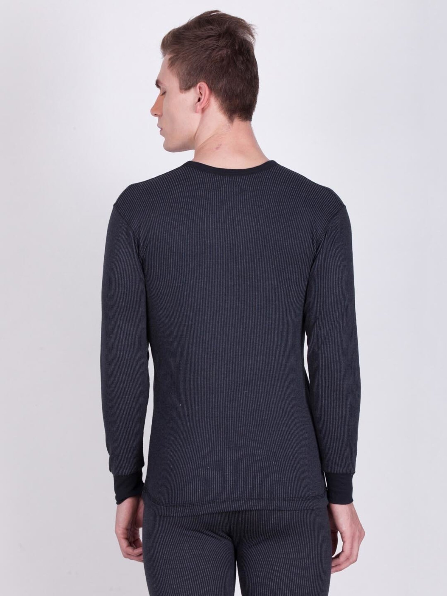 Dollar Black Regular Fit Thermal Top