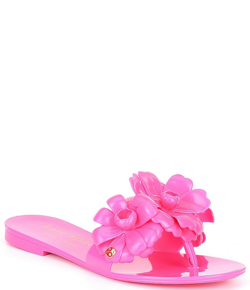 kate spade new york Jaylee 3D Flowers Jelly Slides