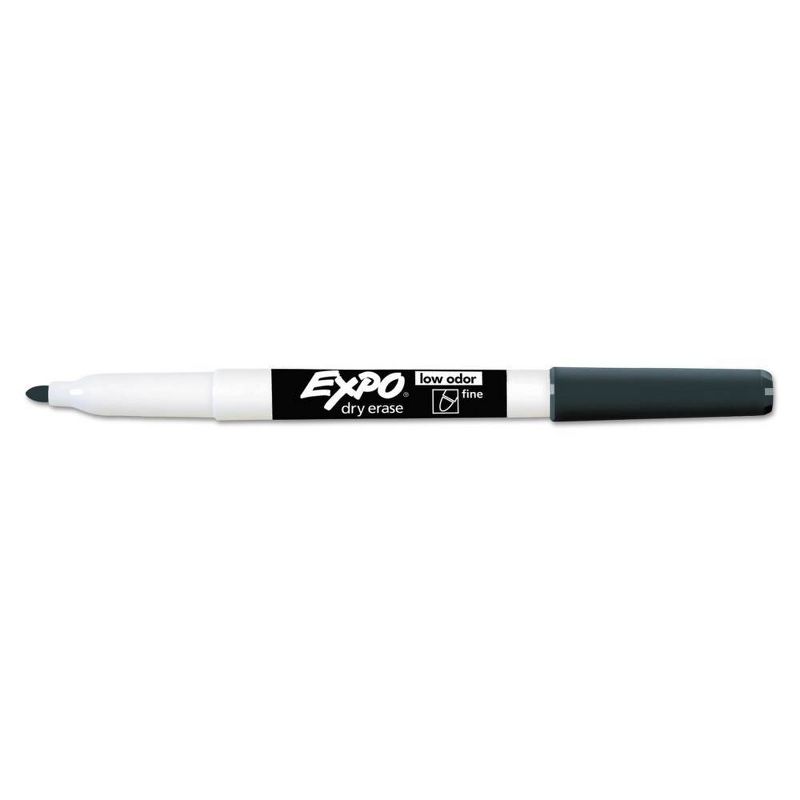 EXPO Low Odor Dry Erase Marker Fine Point Black 36/Box