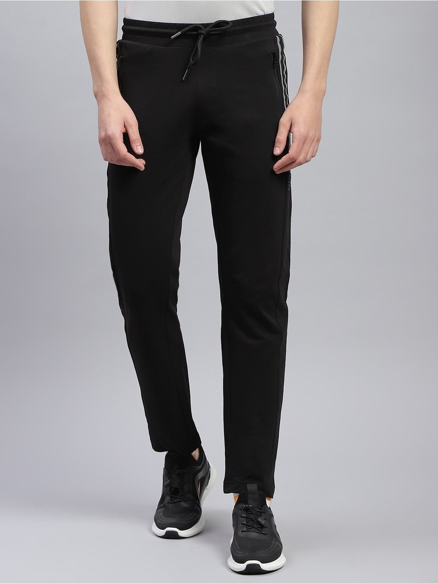 Monte Carlo Black Regular Fit Trackpants