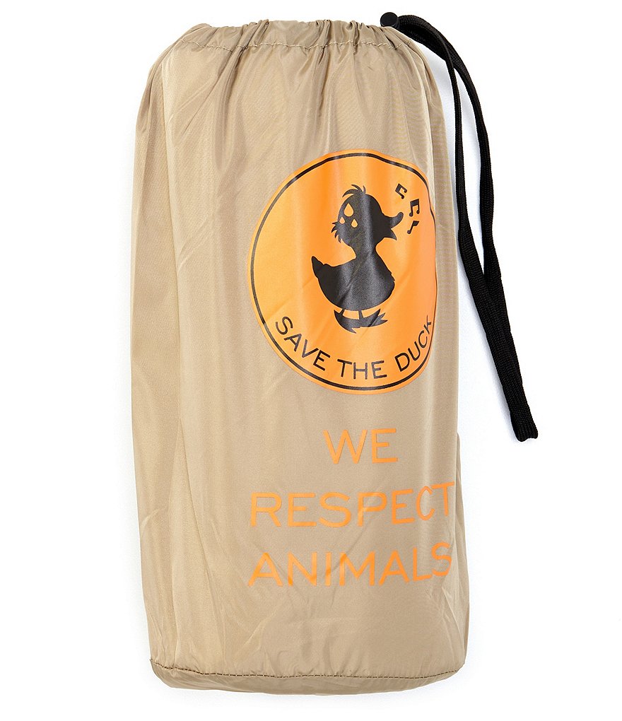 Save The Duck Emily Packable Hooded Rain Jacket