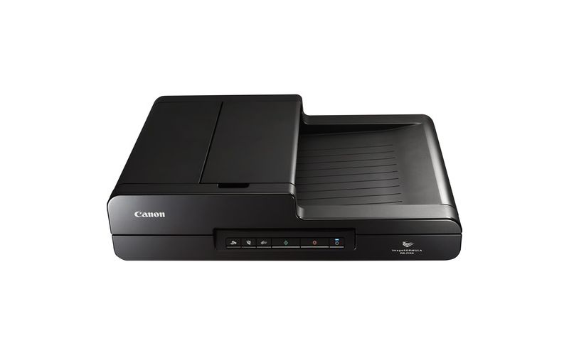 Canon imageFORMULA DR-F120 Sheetfed/Flatbed Scanner - 600 dpi Optical - 24-bit Color - 8-bit Grayscale - 20 ppm (Mono) - 10 ppm (Color) - USB