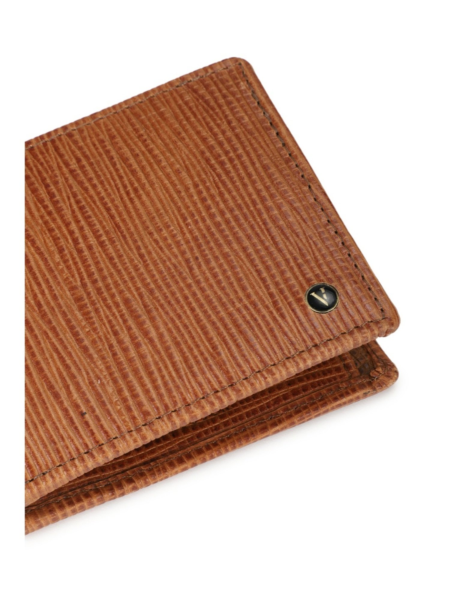 Van Heusen Brown Textured Wallet for Men