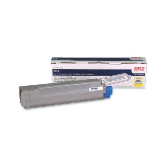oki 44059109 yellow toner type c14 8k for c830 series