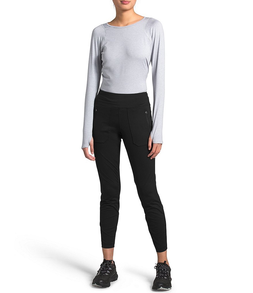 Aventura Shavonne Printed Jacquard Stretch Pull-On Leggings