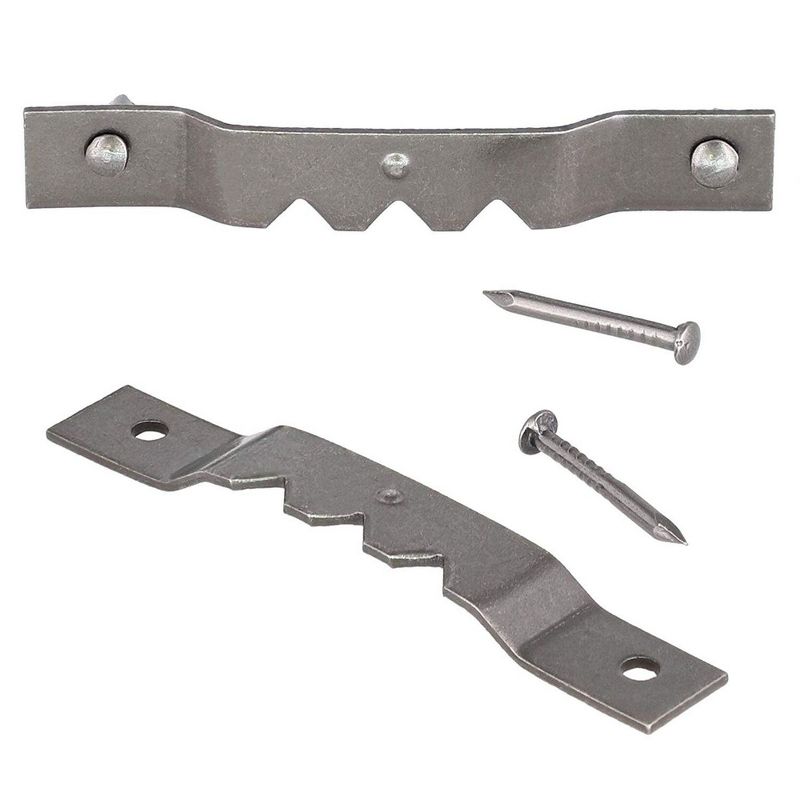 Union & Scale Wall Racks, White, Zinc/Wood UN58026