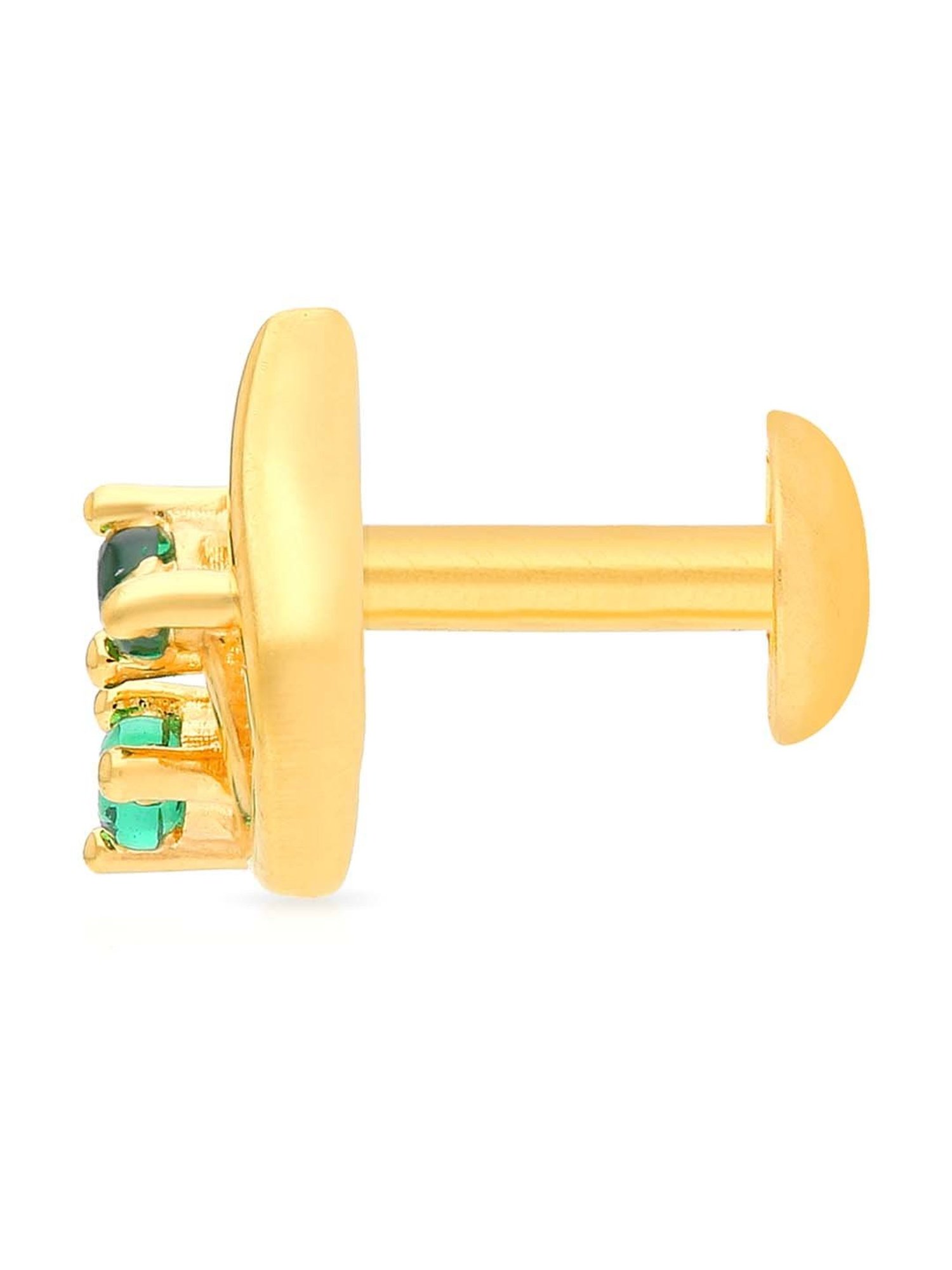 Malabar Gold and Diamonds 22k Gold Nosepin for Women