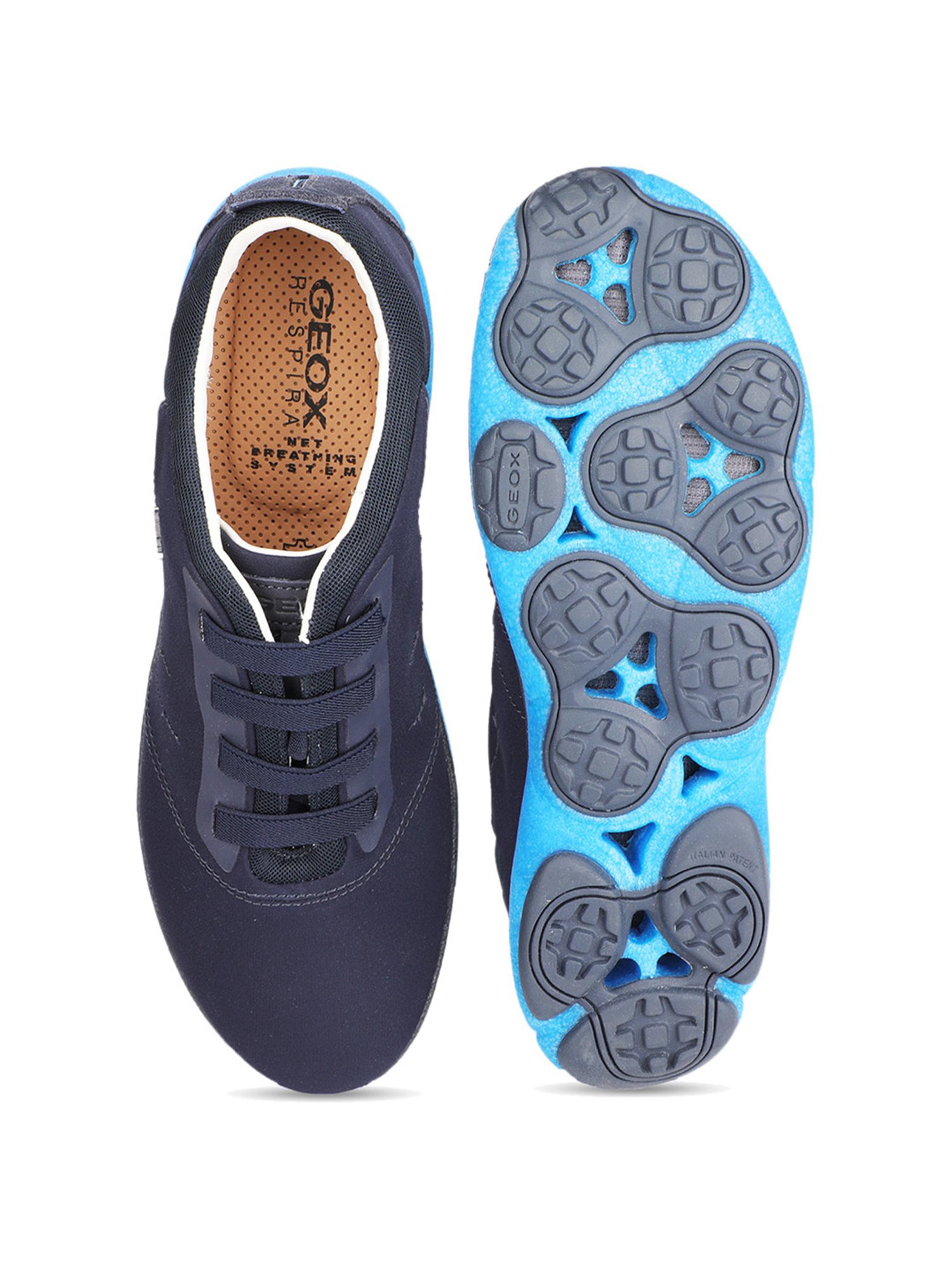 Geox Men's Navy Casual Sneakers
