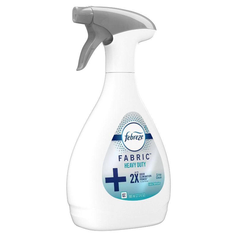 Febreze Heavy Duty Odor-Eliminating Fabric Refresher - Crisp Clean-  27 fl oz