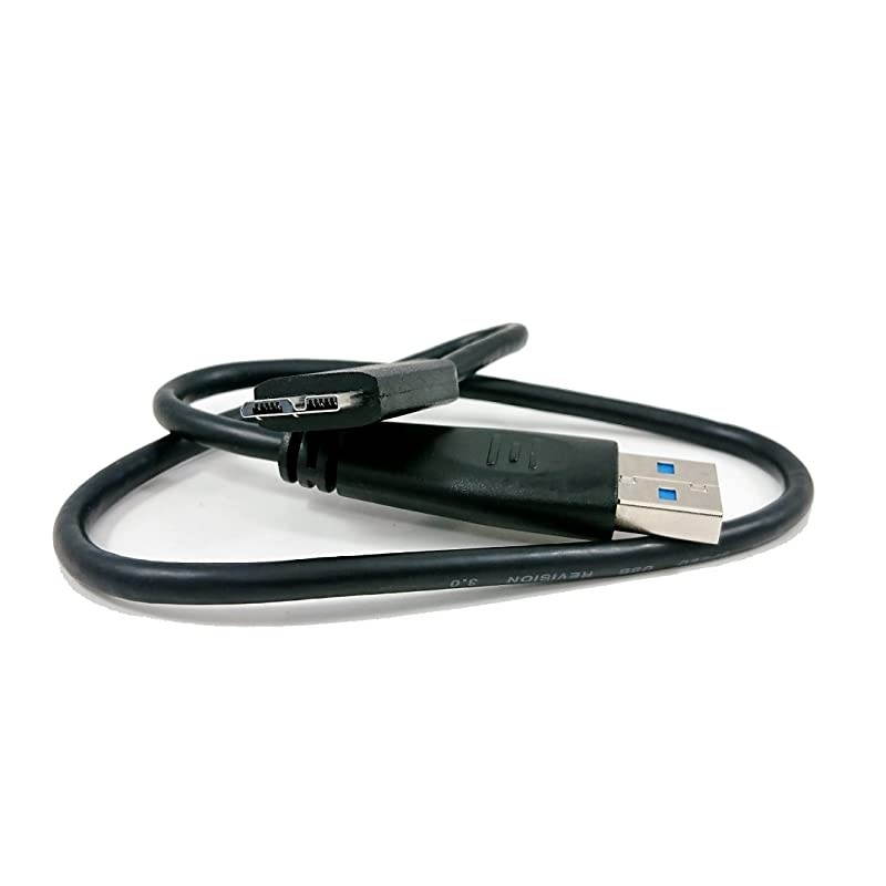 18in USB 30 Type A to Micro B Replacement Cable for External Portable and Desktop Drives