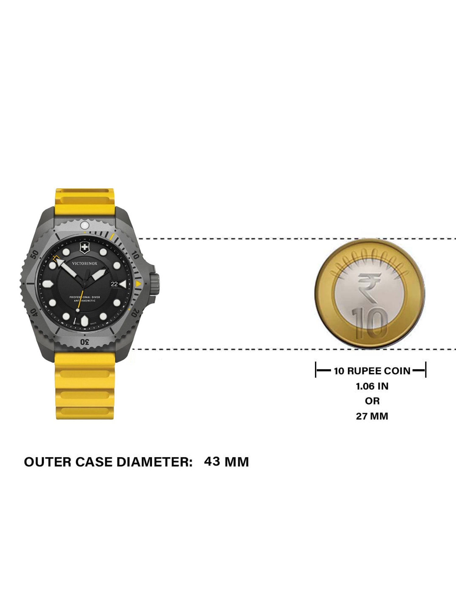 VICTORINOX V241992 Dive Pro Analog Watch for Men