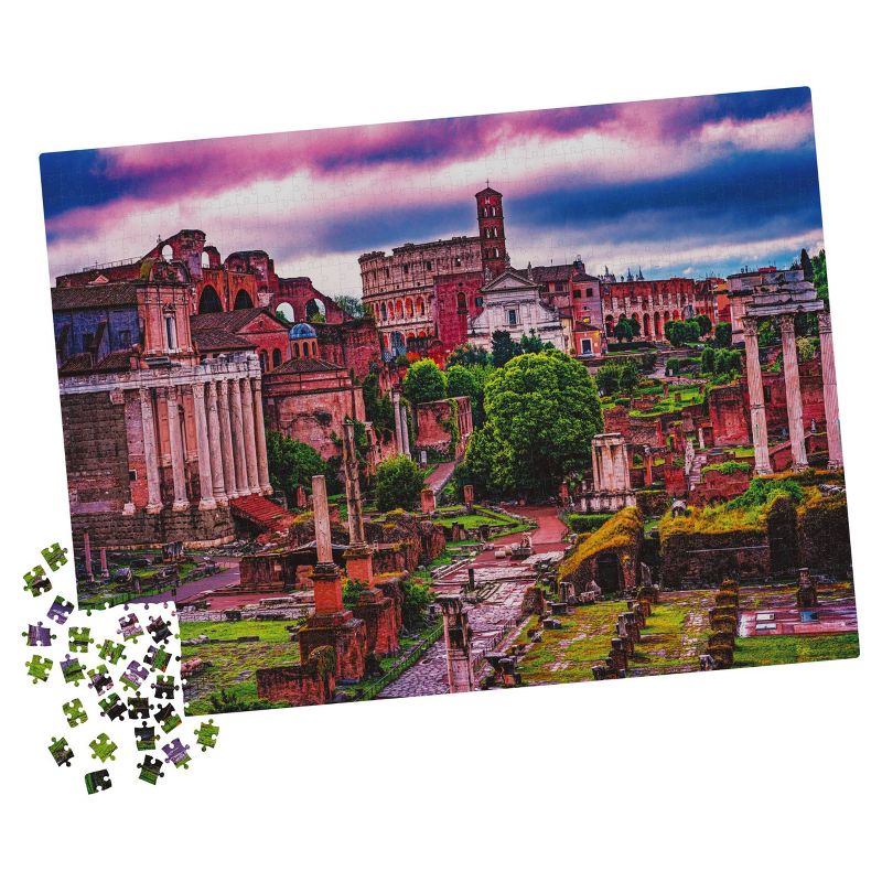 Cardinal Chris Lord: Rainy Roman Forum Jigsaw Puzzle - 1000pc