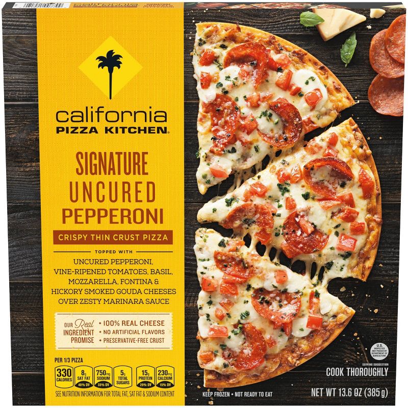 California Pizza Kitchen Crispy Thin Crust Signature Pepperoni Frozen Pizza - 13.6oz