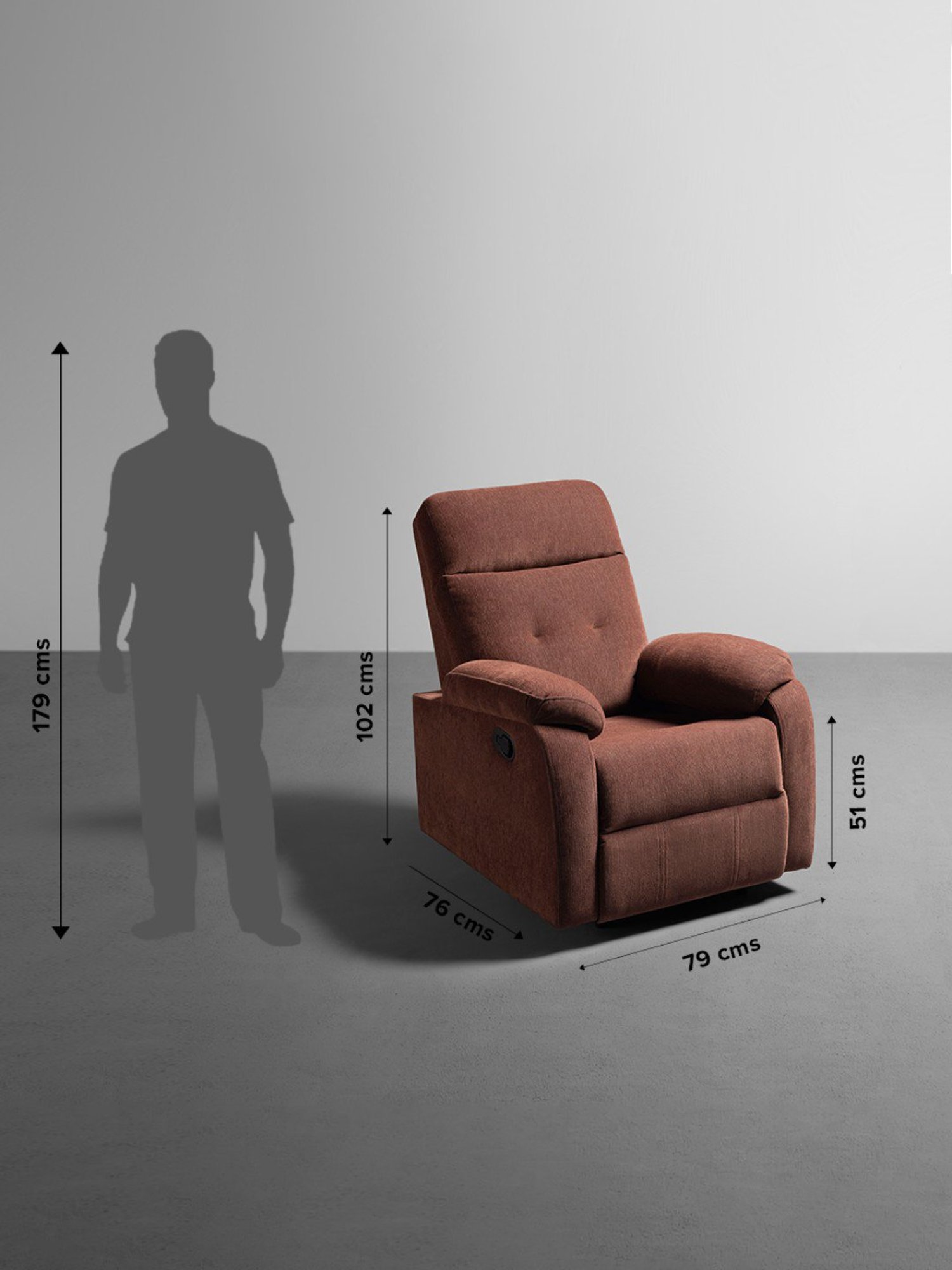 Durian Berry Black Premium Leatherette 2 Seater Sofa