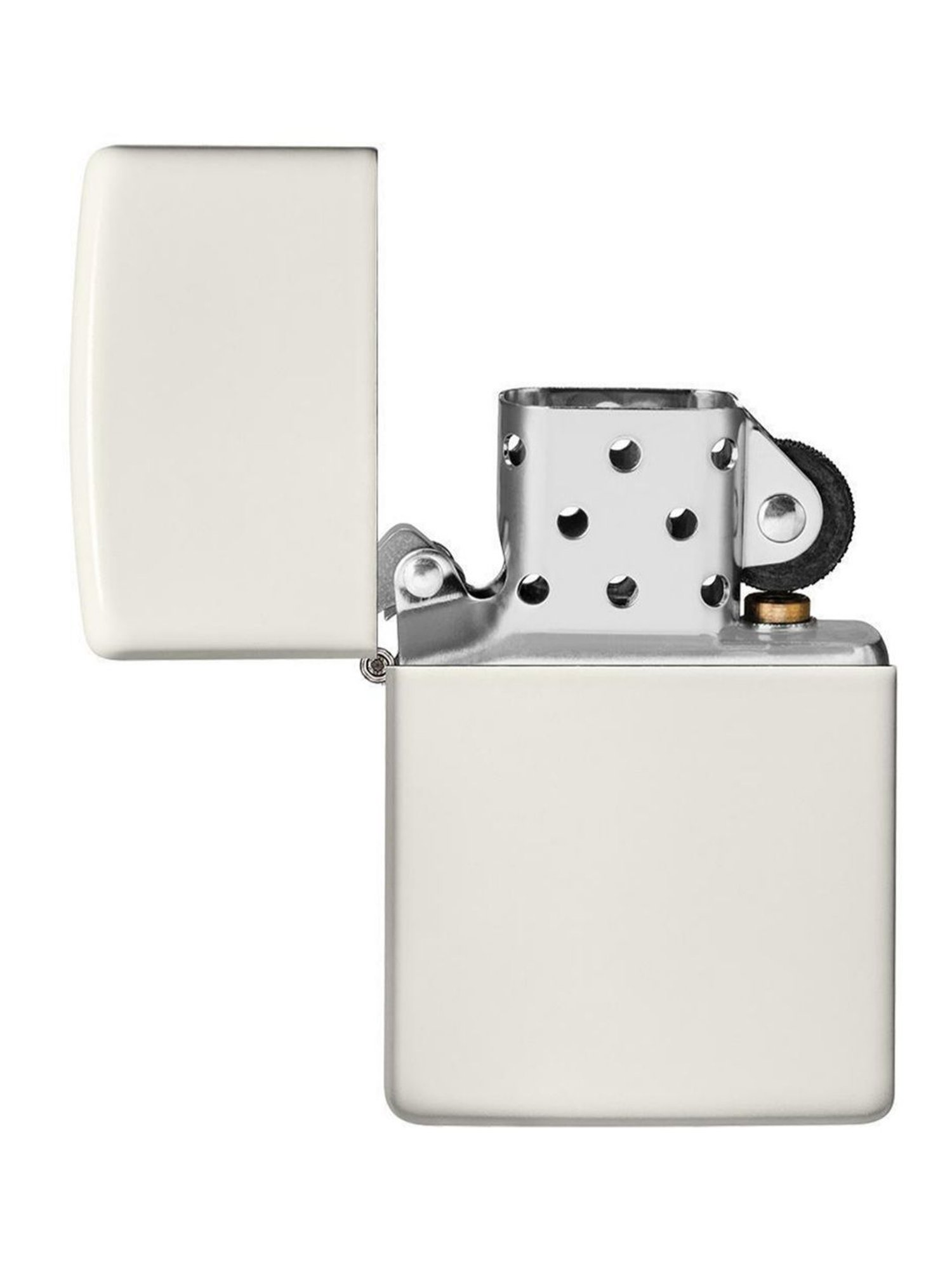 Zippo Matte Silver Classic Glow In The Dark Brass Pocket Lighter