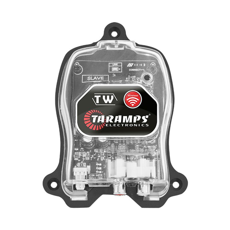 Taramps 900234 TW SLAVE Car Audio Dual Output Wireless Receptor Digital Transmitter with Audiopipe PK-2100SX Amplifier Installation Kit