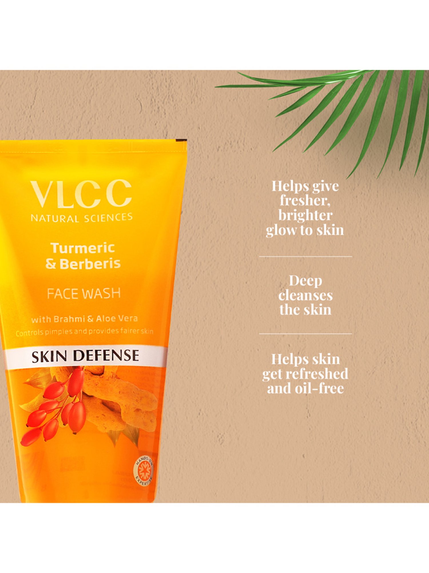 VLCC Anti Tan Skin Lightening, Neem and Turmeric & Berberis Face Wash Combo