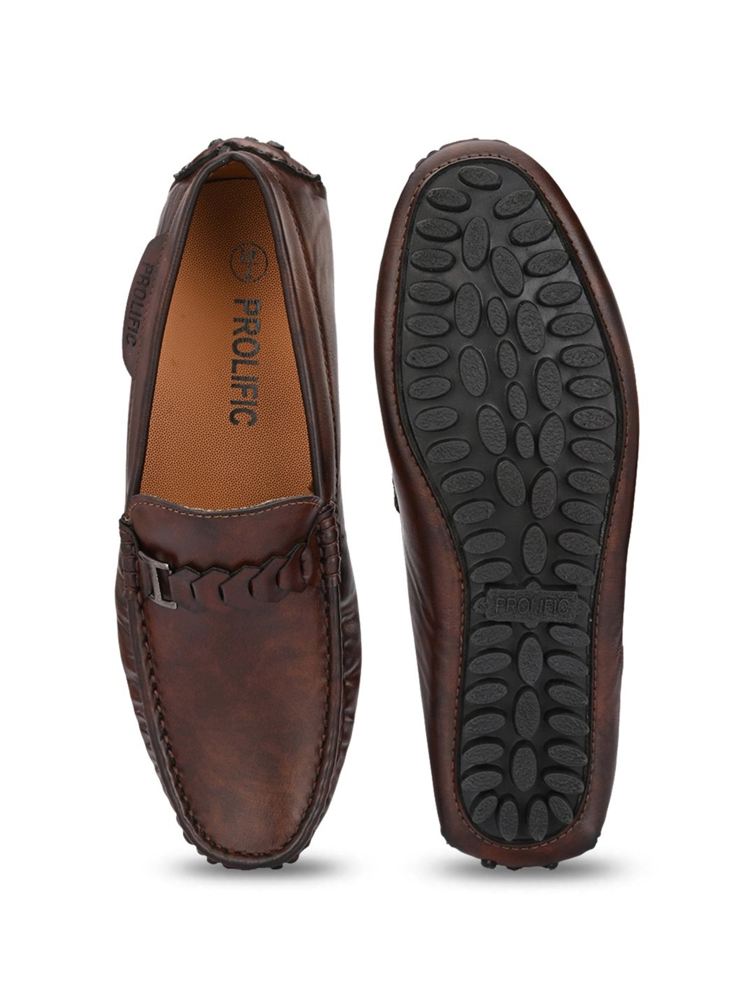 Prolific Men's Brown Casual Loafers