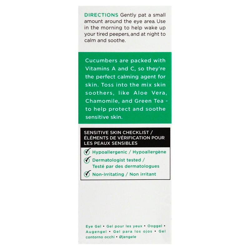 Yes to Cucumbers Soothing Eye Gel - 1 fl oz