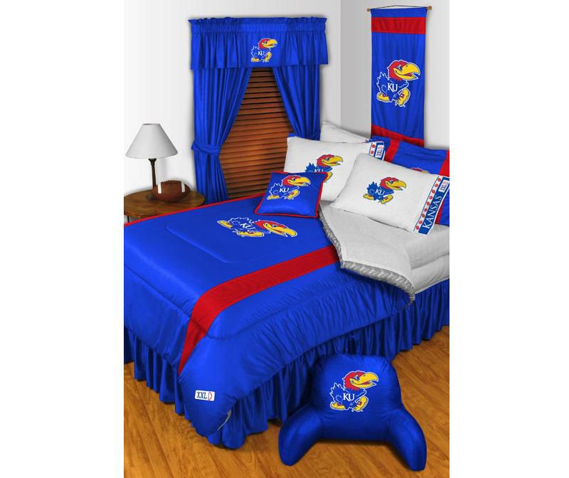NCAA Football Set of Two Pillowcases - Kansas Jayhawks..