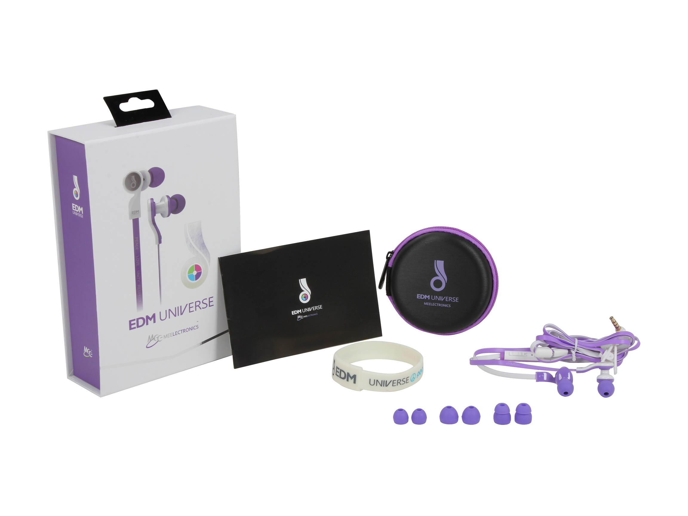 Mee audio Purple D1P-PP Canal Headphone/Headset