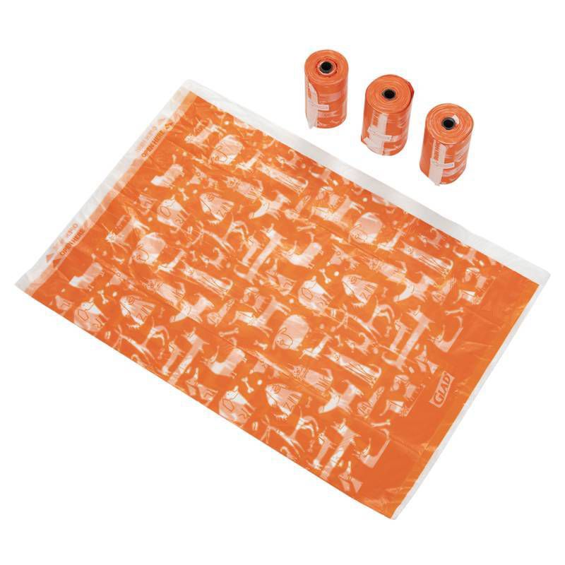 Glad Tropical Breeze Scent Dog Waste Bags Refill Rolls - 90ct