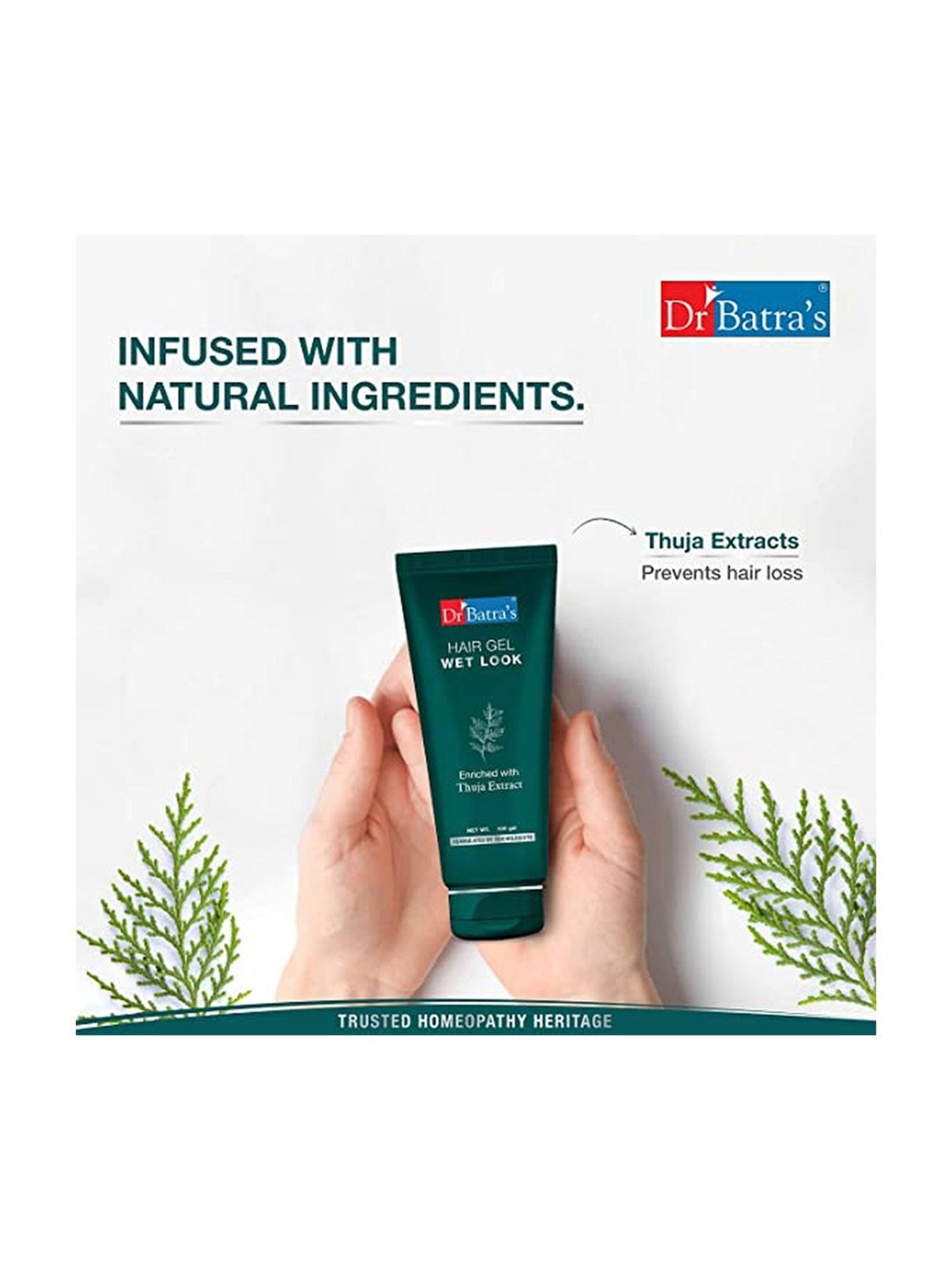 Arata Natural Hair Gel + Hair Cream Combo