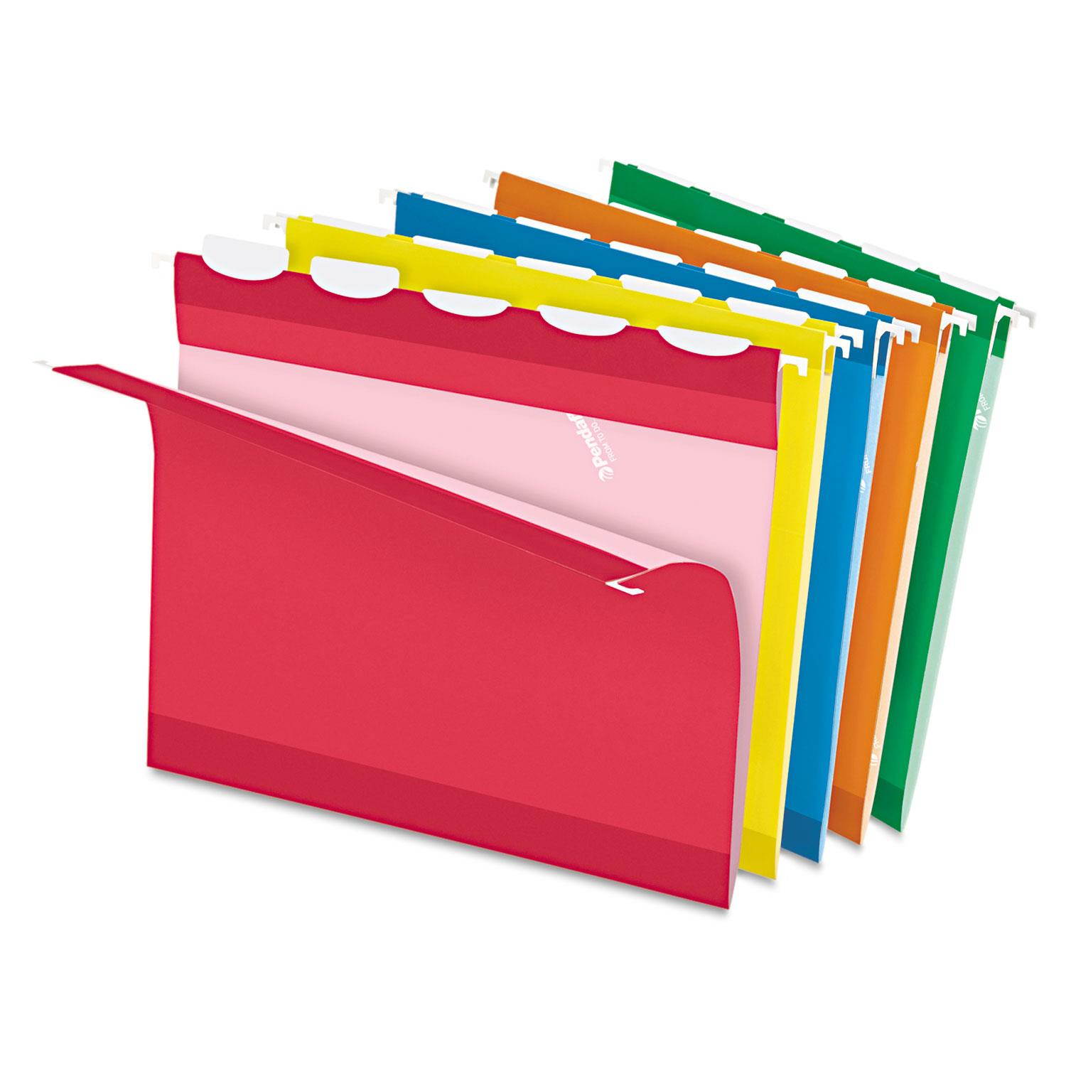 Pendaflex ReadyTab Color Hanging Folders