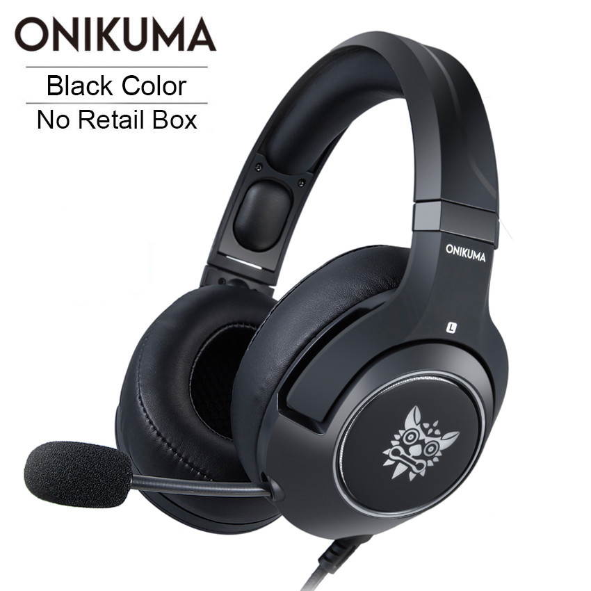 ONIKUMA K9 Gaming Headset for Laptop/ PS4/Xbox One Controller casque PC Stereo Earphones Headphone with Microphone LED Light