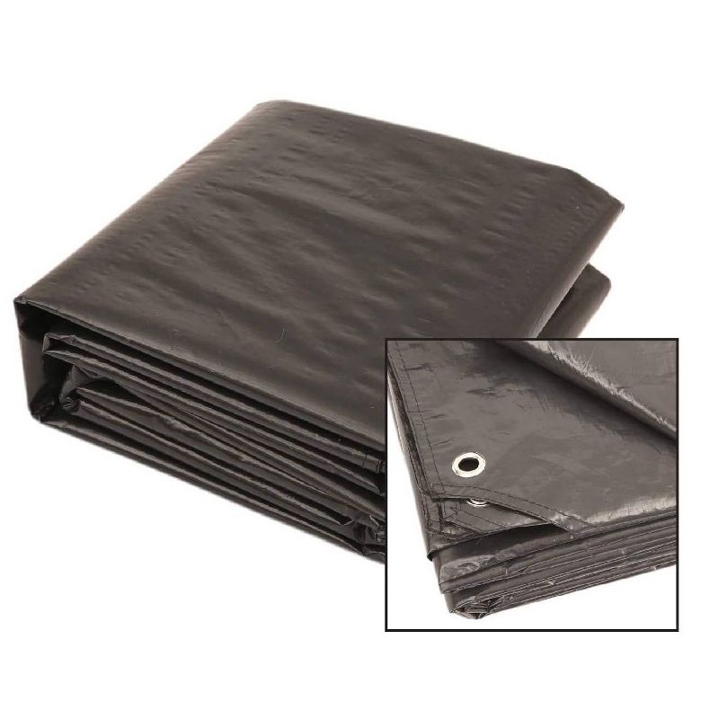 12' x 12' Waterproof PE Tarp Floor Mat for Screen House Gazebo - Alvantor