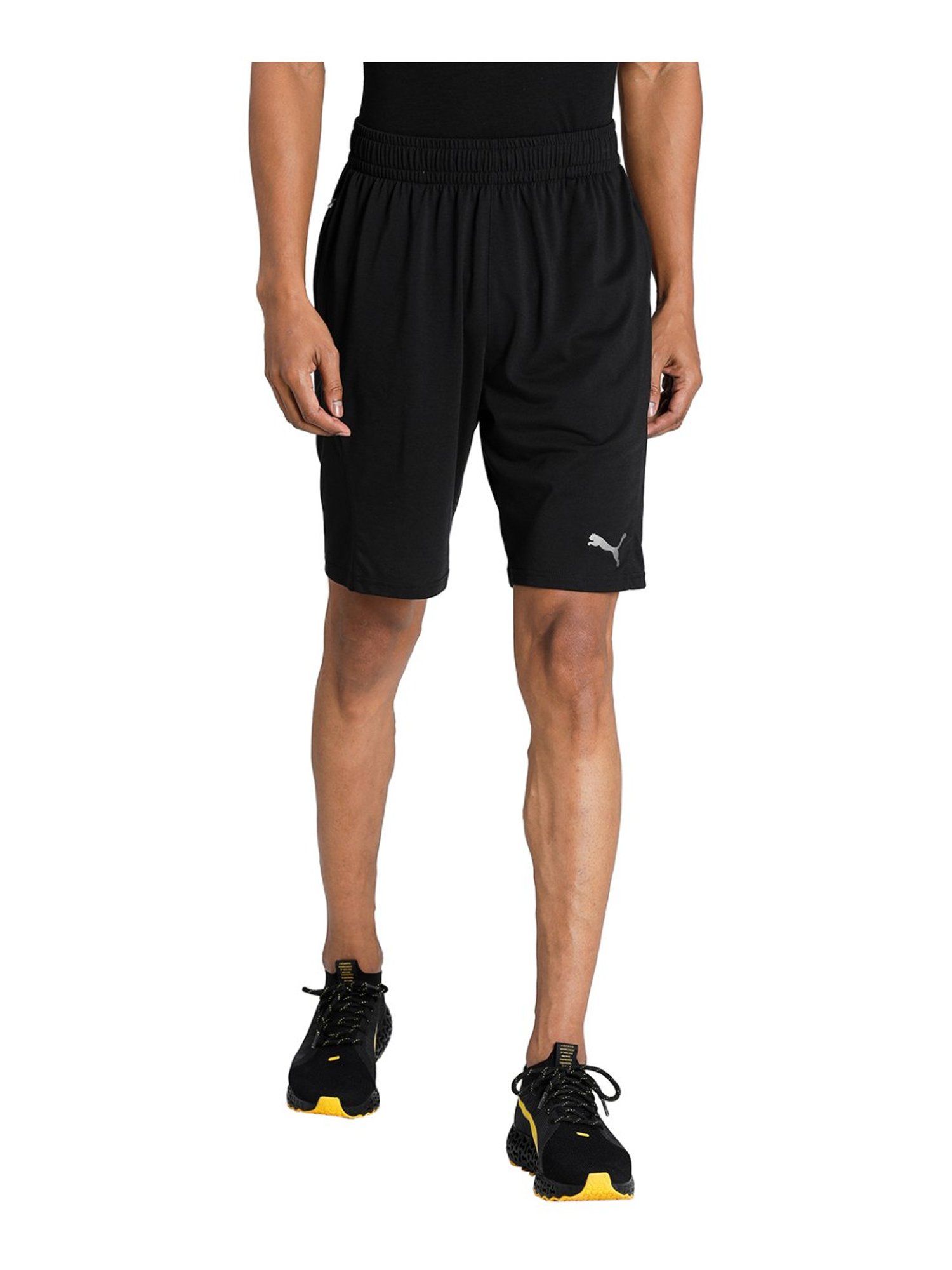 Reebok Black Regular Fit Sports Shorts