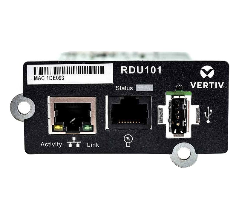 Liebert RDU101 SNMP/Webcard - IntelliSlot - 1 x Network (RJ-45) Port(s)