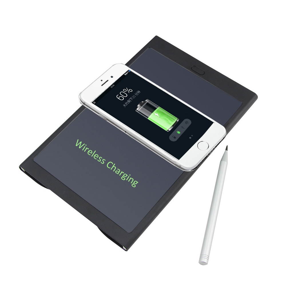 CHUYI DZ0073 Multi-function Hand Pad Wireless Charging Pad LCD Mobile Power Supply Tablet