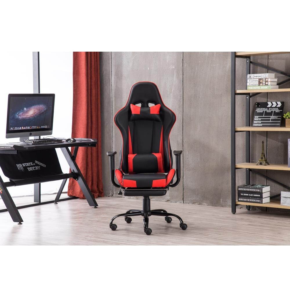 Executive Gaming Chair Office Chairs Computer Seat Racing Recliner W/ Footrest