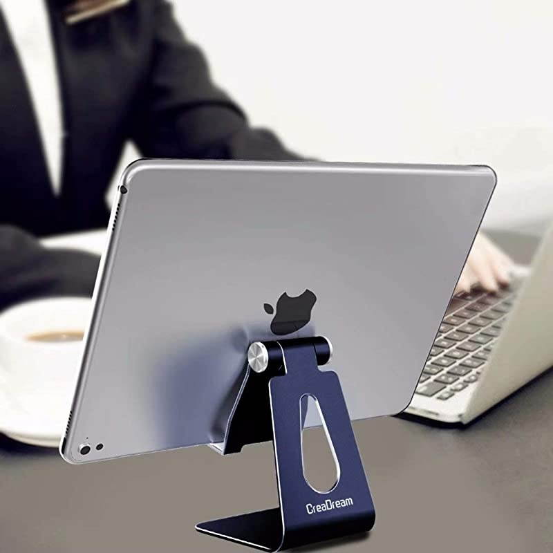 Adjustable Cell Phone Stand,  Phone Stand, Cradle, Dock, Holder, Aluminum Desktop Stand Compatible with iPhone Xs Max Xr 8 7 6 6s Plus 5s Charging, Accessories Desk,All Smart Phone-Navy Blue