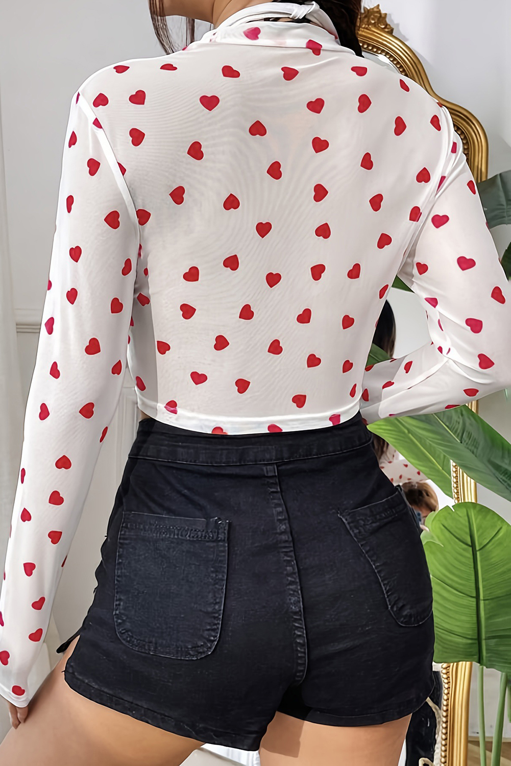 Bohemian Patterned Pullover Long Sleeve Blouse