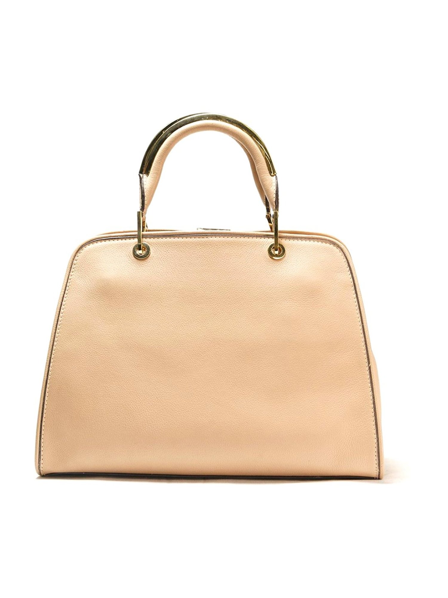 RI2K London Tan Leather Large Satchel Handbag