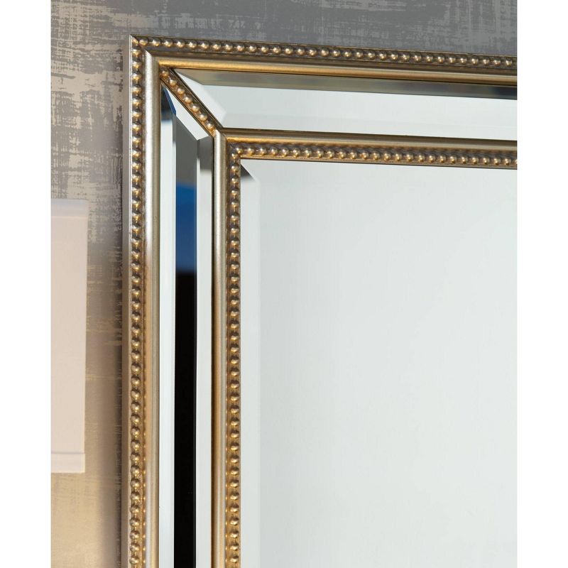 Uttermost Palais Silver 30" x 40" Beaded Wall Mirror