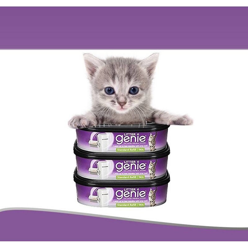 Litter Genie Ultimate Cat Litter Odor Control Refill, 14 Foot - 2pk