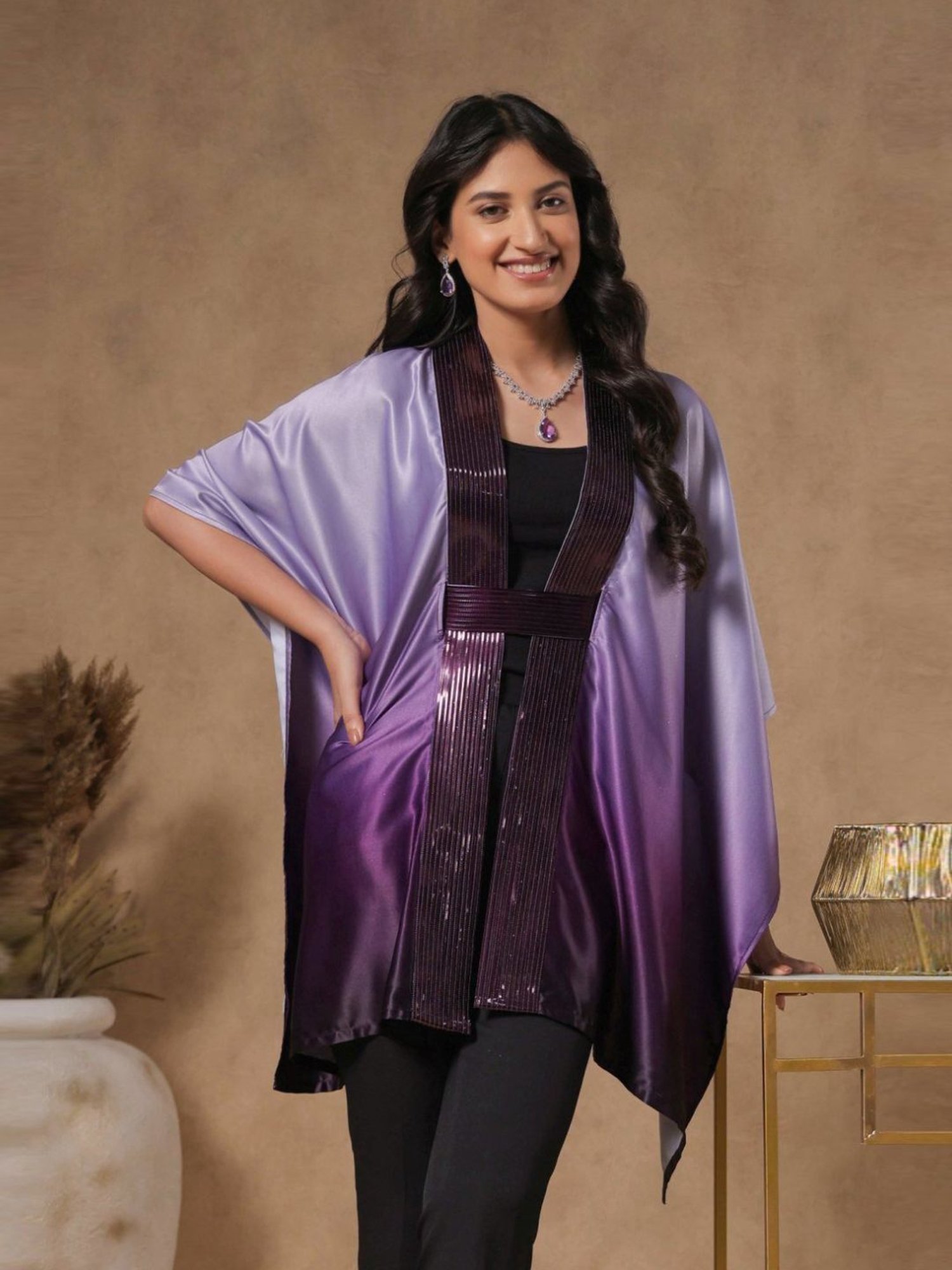 BInfinite Purple Sitara Twilight Cape