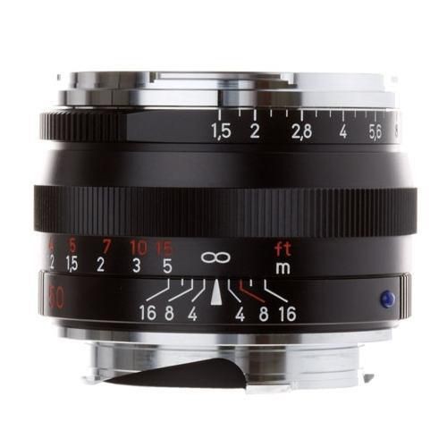Zeiss 50mm f/1.5 C Sonnar T* ZM Lens for Zeiss Ikon & Leica M Mount - Black