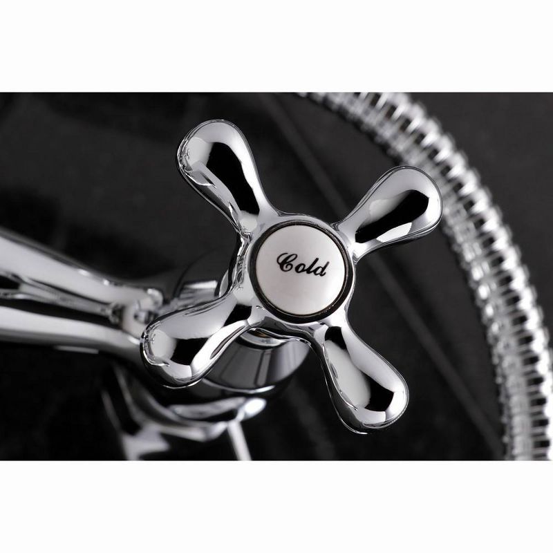 Wall Mounted Tub Faucet Chrome - Kingston Brass